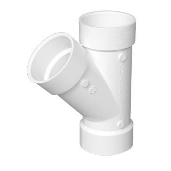 Charlotte Pipe And Foundry Charlotte Pipe Schedule 40 1-1/4 in. Hub X 1-1/4 in. D Hub PVC Wye 1 pk PVC006000600 - main